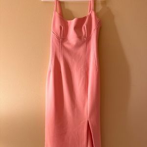 Finders keepers brand new pink knit midi dress